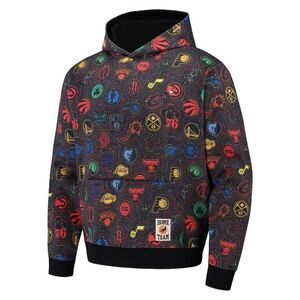 NBA x Staple‎ All Teams Fusion Fleece Pullover Hoodie Black Sz Large